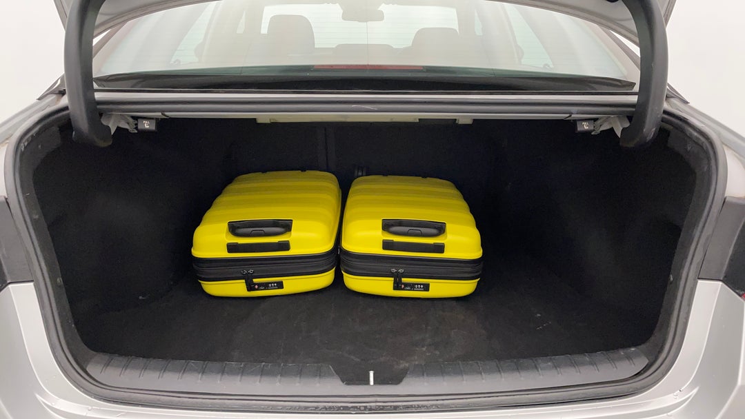 Boot Inside View with Luggage