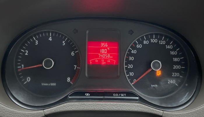 2011 Volkswagen Vento TRENDLINE PETROL, Petrol, Manual, 74,037 km, Odometer View