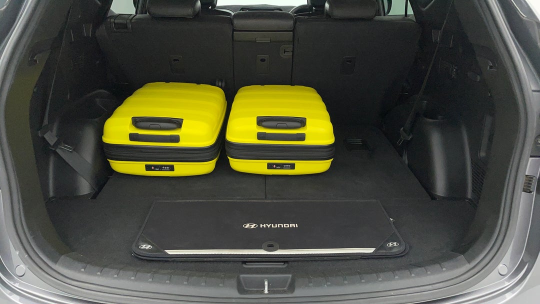 Boot Inside View with Luggage