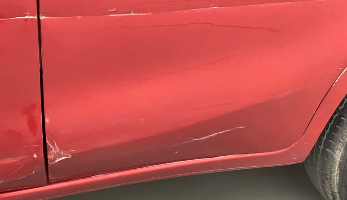 2018 Datsun Go Plus T(O), CNG, Manual, 19,879 km, Rear left door - Slight discoloration