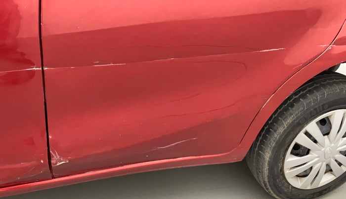 2018 Datsun Go Plus T(O), CNG, Manual, 19,879 km, Rear left door - Slightly dented