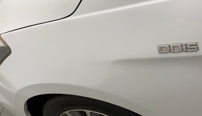 2018 Maruti Ciaz ALPHA DIESEL 1.3, Diesel, Manual, 1,02,633 km, Left fender - Slightly dented