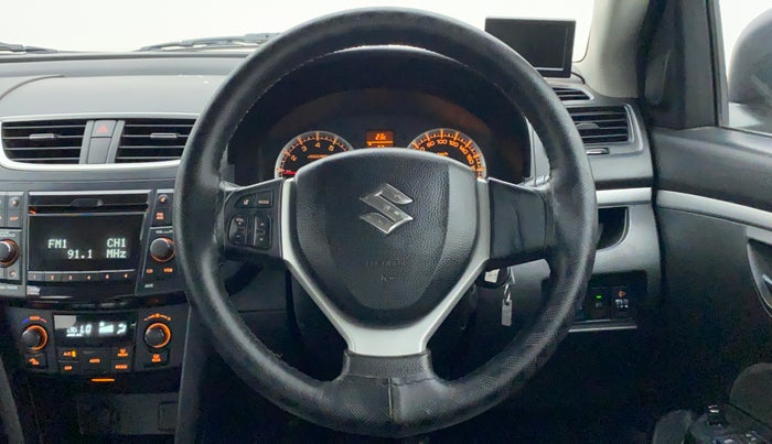 2014 Maruti Swift ZXI, Petrol, Manual, 84,654 km, Steering Wheel Close Up