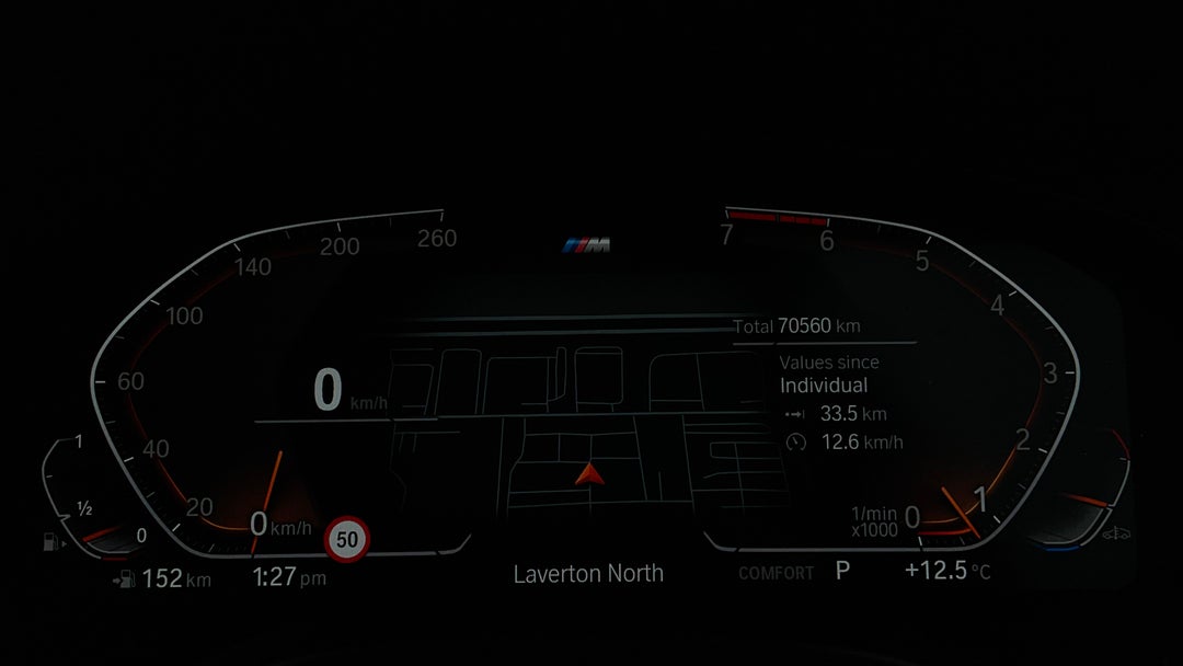 2020 BMW X3 Sdrive20i M Sport, Automatic, 70560 km, Odometer View