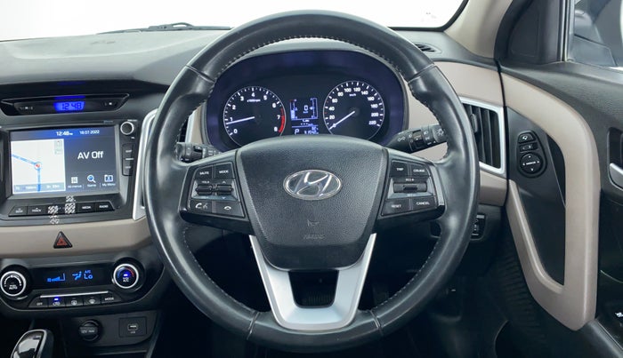 2019 Hyundai Creta 1.6 VTVT SX AUTO, Petrol, Automatic, 33,251 km, Steering Wheel Close Up