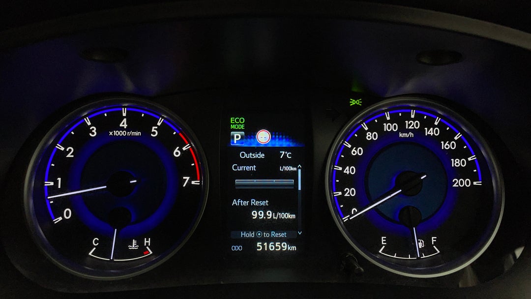 2019 Toyota Hilux Workmate, Automatic, 51659 km, Odometer View