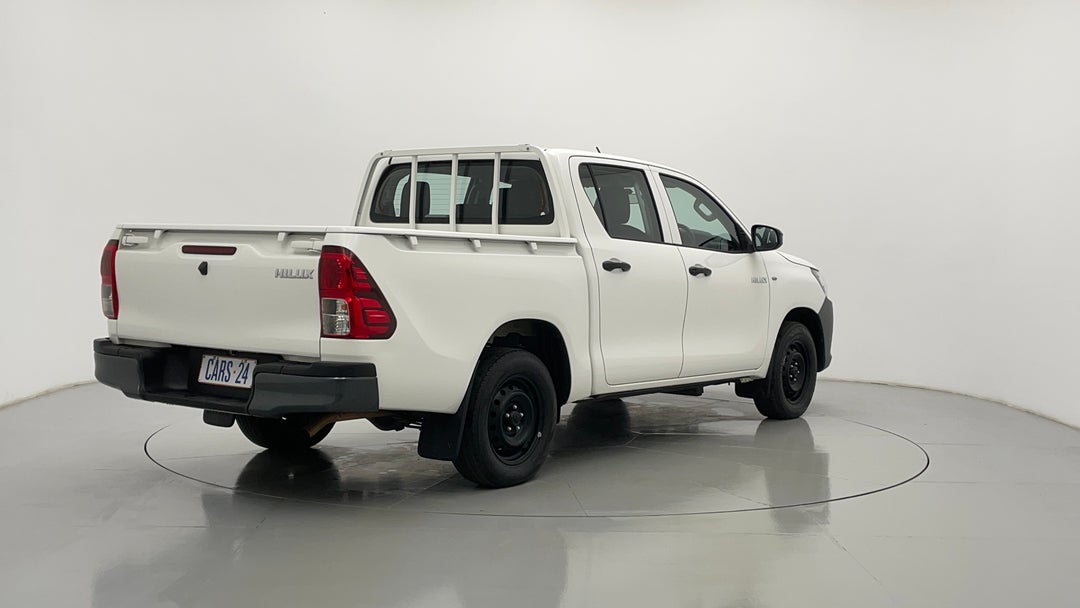 2019 Toyota Hilux Workmate, Automatic, 51659 km, Right Back Diagonal (45- Degree) View