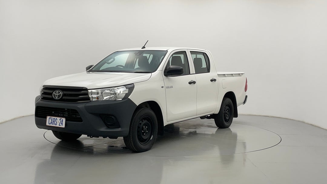 2019 Toyota Hilux Workmate, Automatic, 51659 km, Left Front Diagonal (45- Degree) View