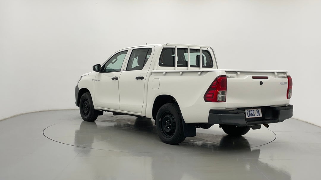 2019 Toyota Hilux Workmate, Automatic, 51659 km, Left Back Diagonal (45- Degree) View