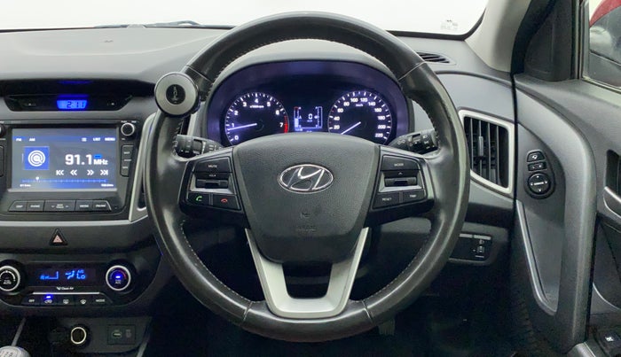 2017 Hyundai Creta SX PLUS 1.6 PETROL DUAL TONE, Petrol, Manual, 54,639 km, Steering Wheel Close Up