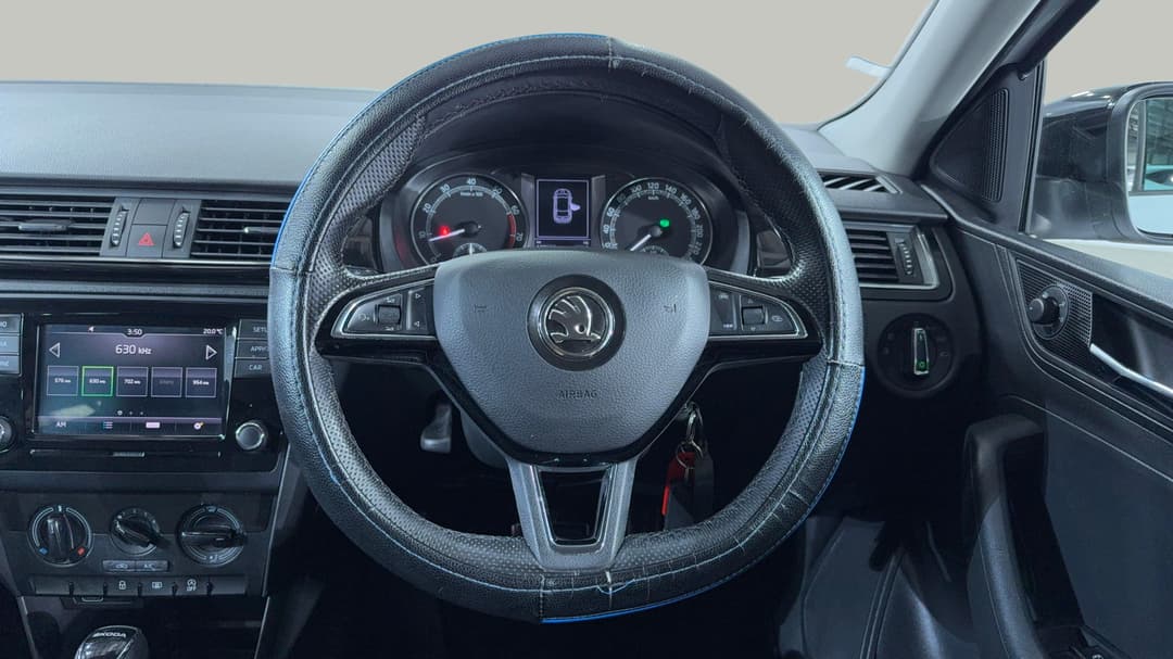 2018 SKODA Rapid Spaceback 92 Tsi, Automatic, 100615 km, Steering Wheel Close-up
