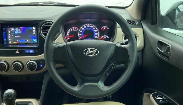 2015 Hyundai Grand i10 MAGNA 1.2 VTVT, Petrol, Manual, 35,482 km, Steering Wheel Close Up