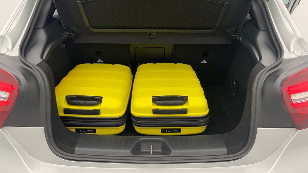Boot Inside View with Luggage