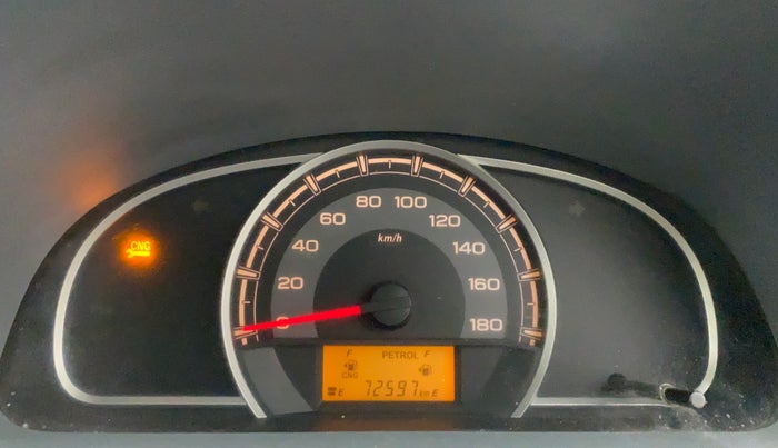 2013 Maruti Alto 800 LXI CNG, CNG, Manual, 72,895 km, Odometer Image