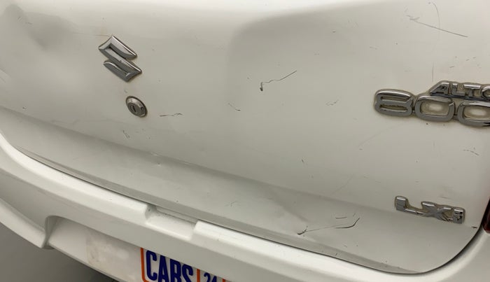 2013 Maruti Alto 800 LXI CNG, CNG, Manual, 72,895 km, Dicky (Boot door) - Slightly dented
