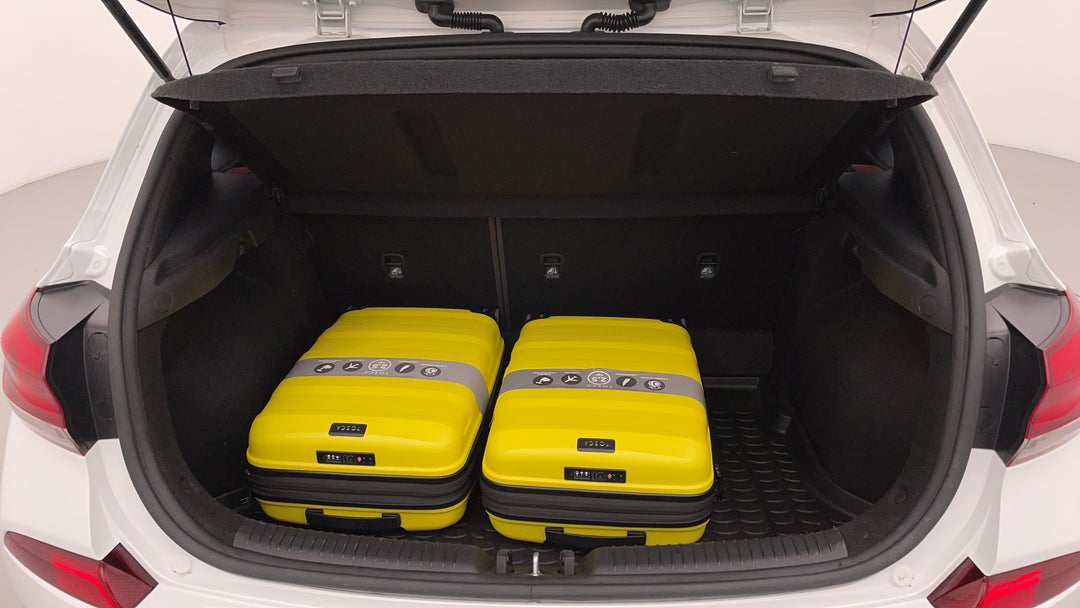 Boot Inside View with Luggage