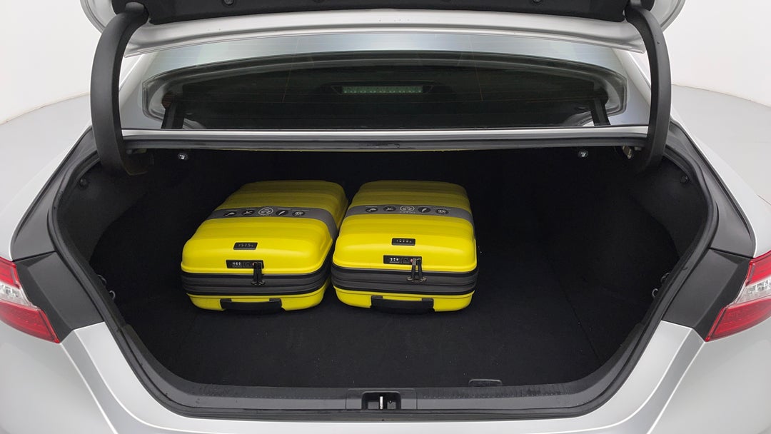 Boot Inside View with Luggage