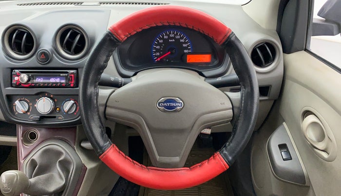 2014 Datsun Go T, Petrol, Manual, 44,994 km, Steering Wheel Close Up
