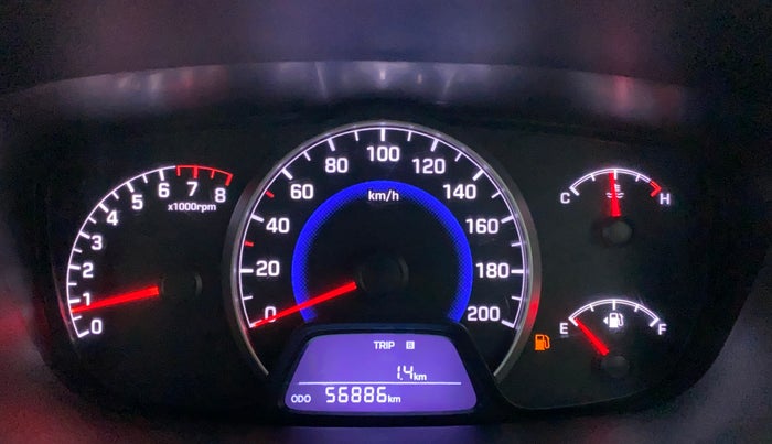 2015 Hyundai Grand i10 SPORTZ 1.2 KAPPA VTVT, Petrol, Manual, 56,886 km, Odometer Image