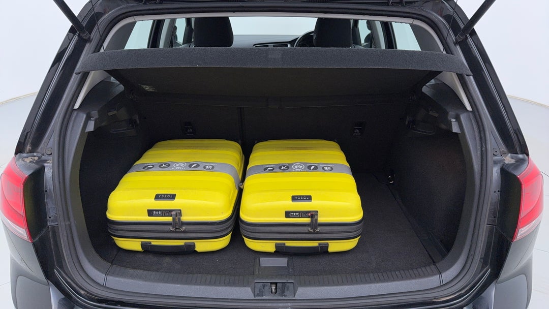 Boot Inside View with Luggage