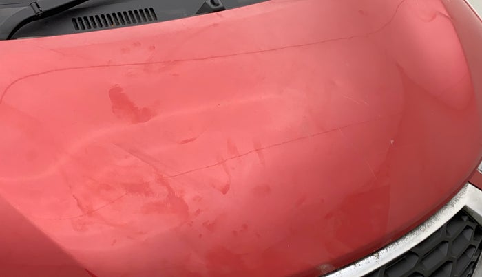 2018 Datsun Redi Go T(O) 1.0 AMT, Petrol, Automatic, 8,178 km, Bonnet (hood) - Slightly dented