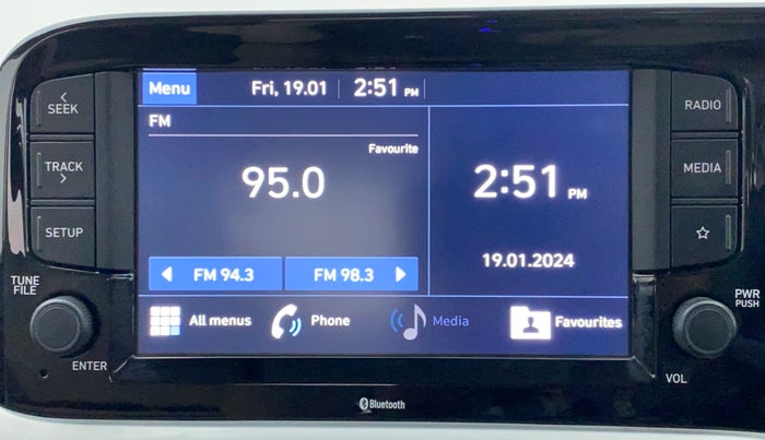 2021 Hyundai GRAND I10 NIOS ASTA AMT 1.2 KAPPA VTVT, Petrol, Automatic, 12,462 km, Infotainment System