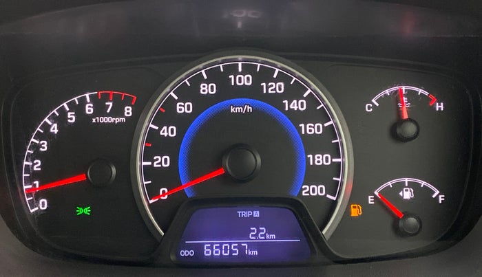 2016 Hyundai Grand i10 ASTA 1.2 (O) VTVT, Petrol, Manual, 66,057 km, Odometer Image