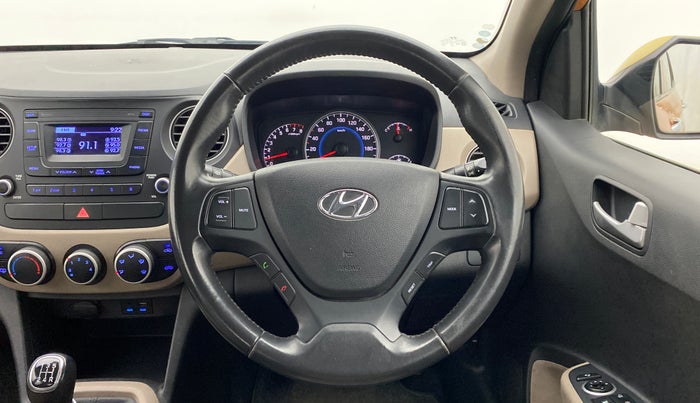 2016 Hyundai Grand i10 ASTA 1.2 (O) VTVT, Petrol, Manual, 66,057 km, Steering Wheel Close Up