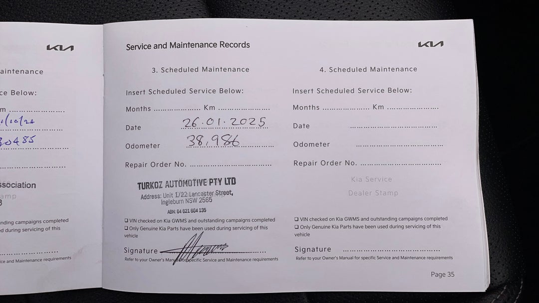 Service History
