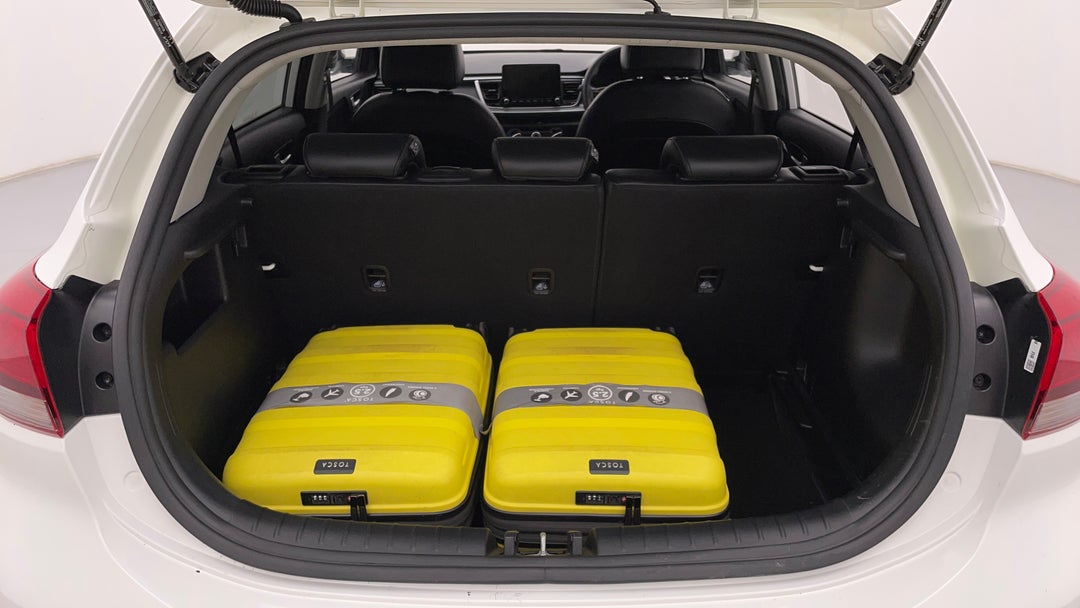 Boot Inside View with Luggage