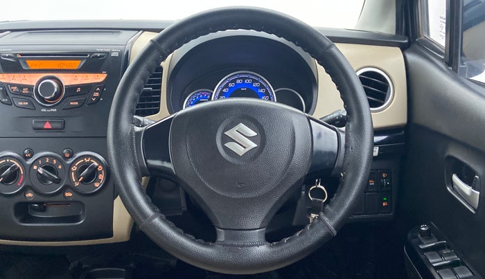 2017 Maruti Wagon R 1.0 VXI, Petrol, Manual, 13,642 km, Steering Wheel Close Up