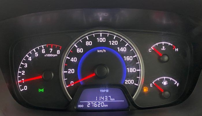 2016 Hyundai Grand i10 ASTA 1.2 (O) VTVT, Petrol, Manual, 27,659 km, Odometer Image