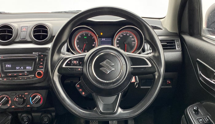 2018 Maruti Swift VXI, Petrol, Manual, 48,709 km, Steering Wheel Close Up