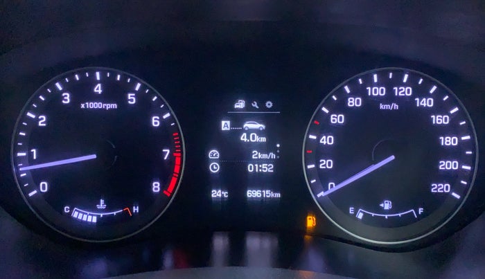 2016 Hyundai Elite i20 ASTA 1.2 (O), Petrol, Manual, 69,615 km, Odometer View