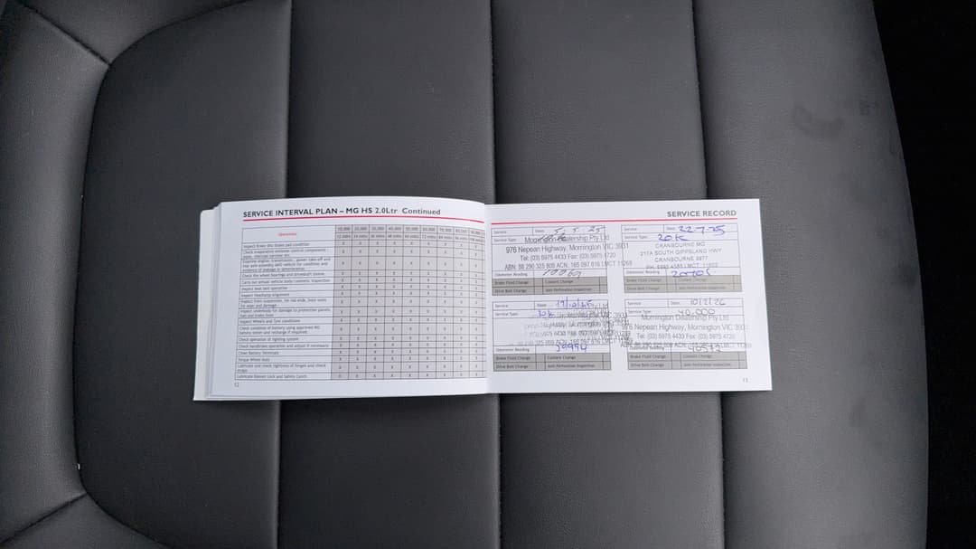 2024 MG HS Vibe, Automatic, 47619 km, Service History