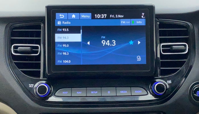 2021 Hyundai Verna SX (O) 1.5 VTVT IVT, Petrol, Automatic, 23,796 km, Infotainment System