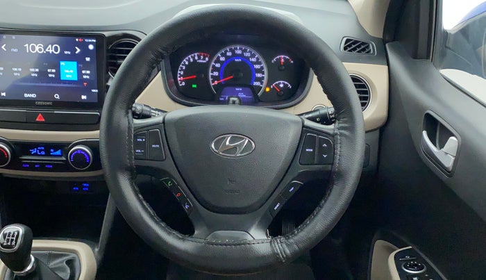 2017 Hyundai Grand i10 ASTA 1.2 KAPPA VTVT, Petrol, Manual, 61,780 km, Steering Wheel Close Up