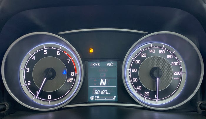 2018 Maruti Dzire VXI AMT, Petrol, Automatic, 60,253 km, Odometer Image