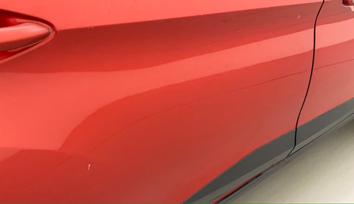 2017 Tata NEXON XZ PLUS PETROL, Petrol, Manual, 54,625 km, Right rear door - Minor scratches