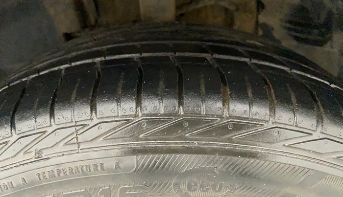 2017 Tata NEXON XZ PLUS PETROL, Petrol, Manual, 54,625 km, Left Front Tyre Tread