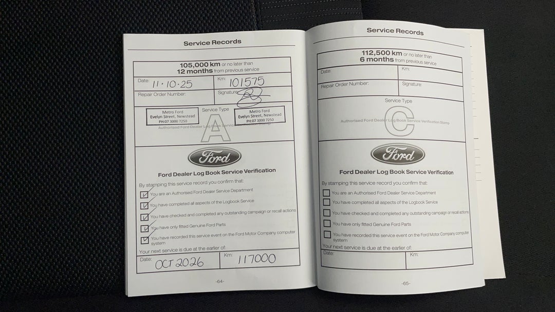 2019 Ford Ranger Xlt 2.0 (4x4), Automatic, 104299 km, Service History