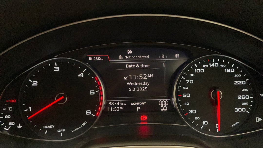 2016 Audi Q7 3.0 Tdi Quattro, Automatic, 88745 km, Odometer View