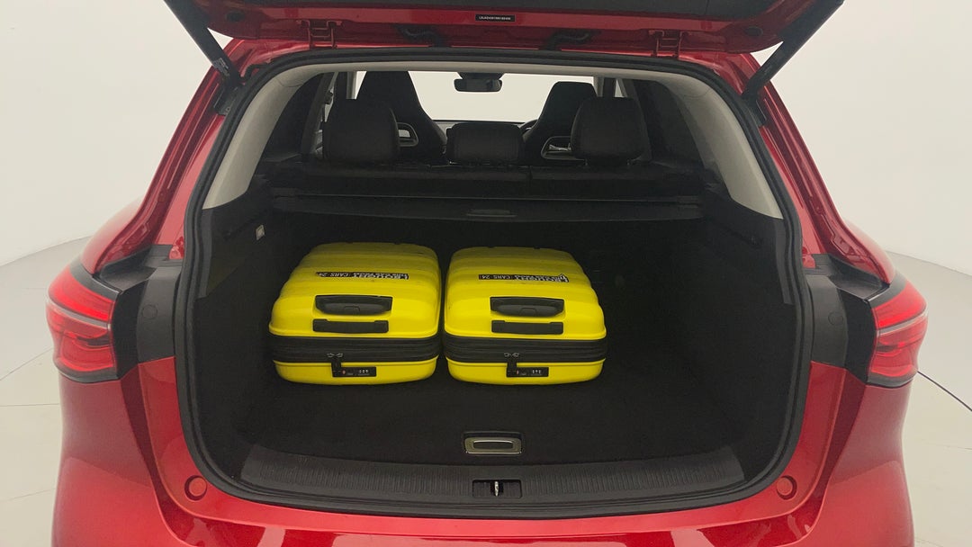 Boot Inside View with Luggage