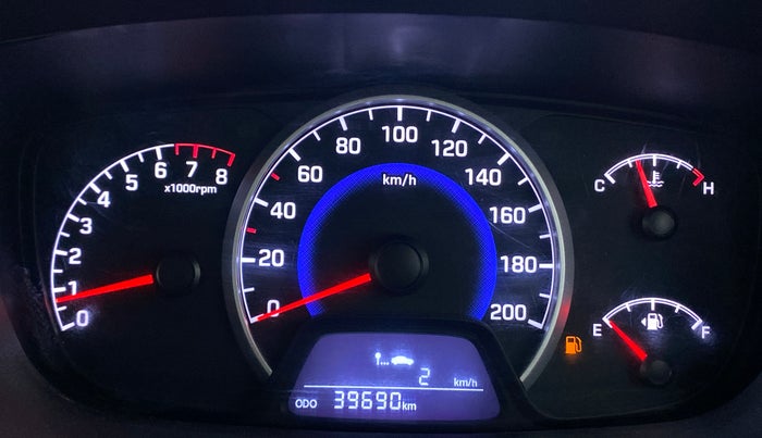 2017 Hyundai Grand i10 MAGNA 1.2 VTVT, Petrol, Manual, 39,849 km, Odometer Image