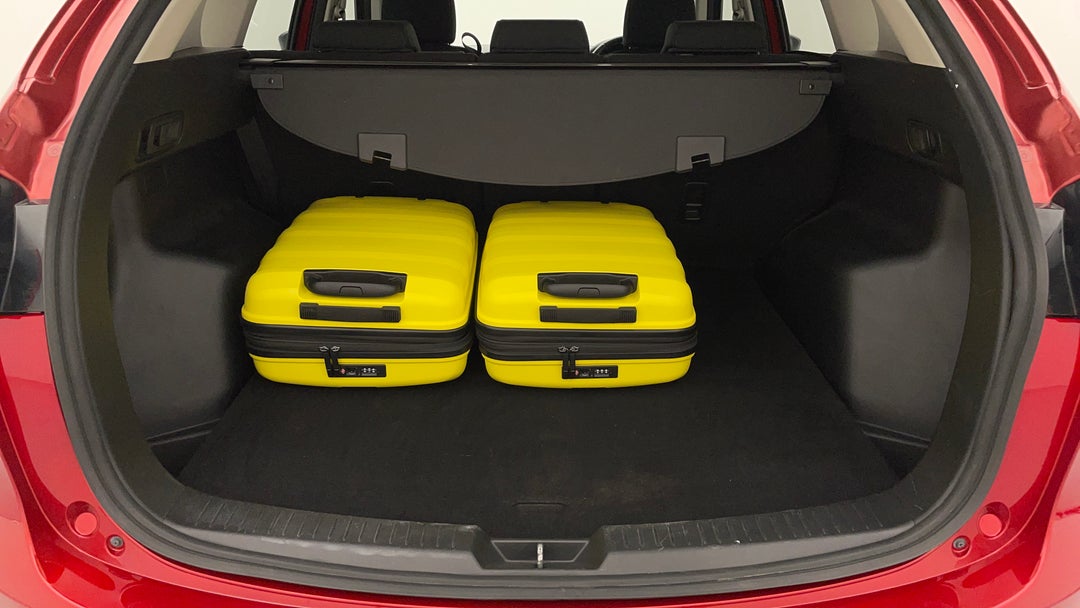 Boot Inside View with Luggage