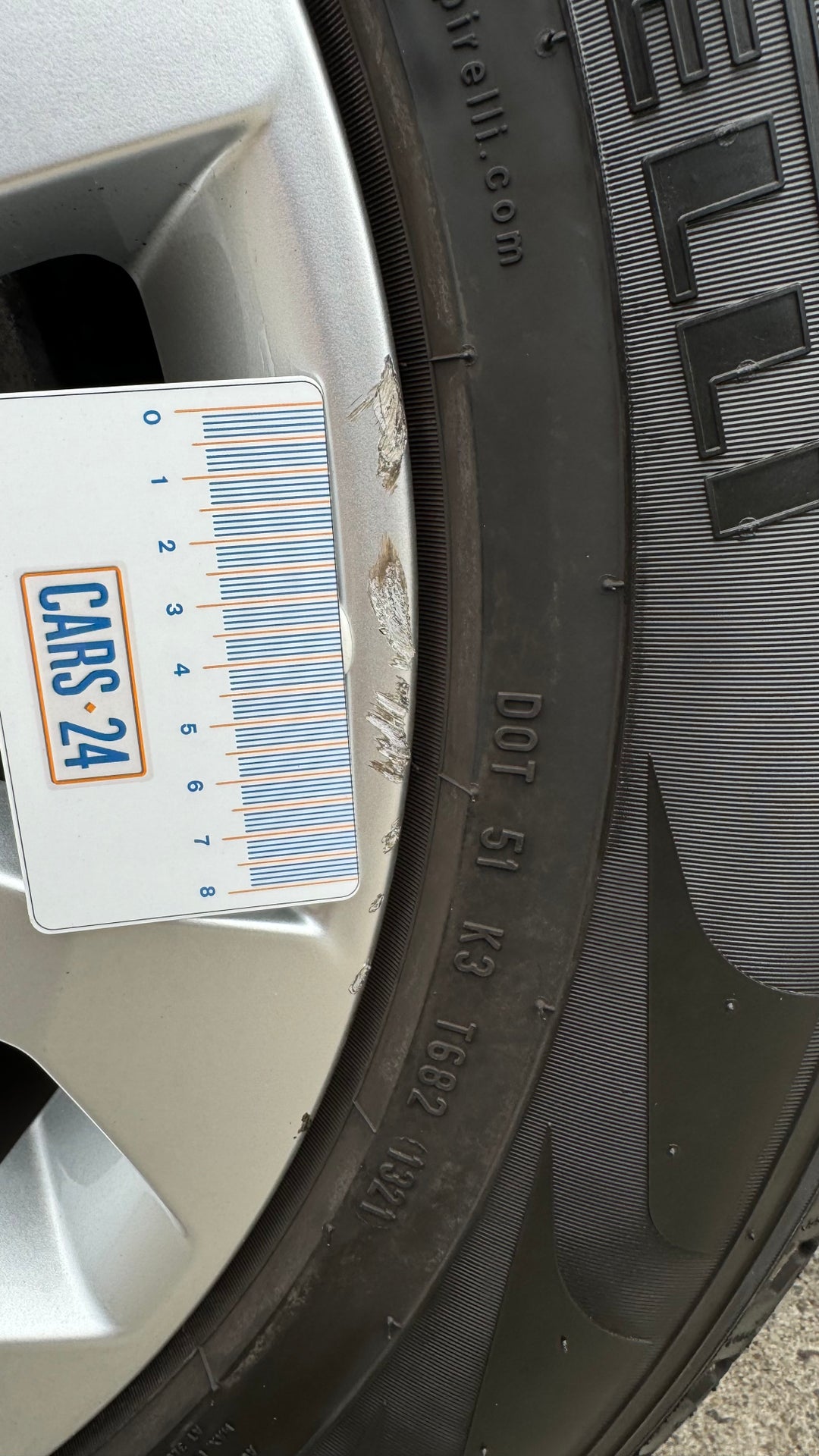 Wheels Rim Front LHS Scuff