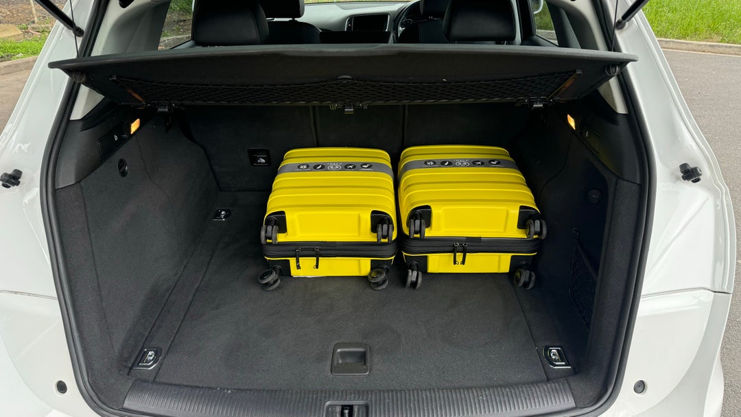 Boot Inside View with Luggage