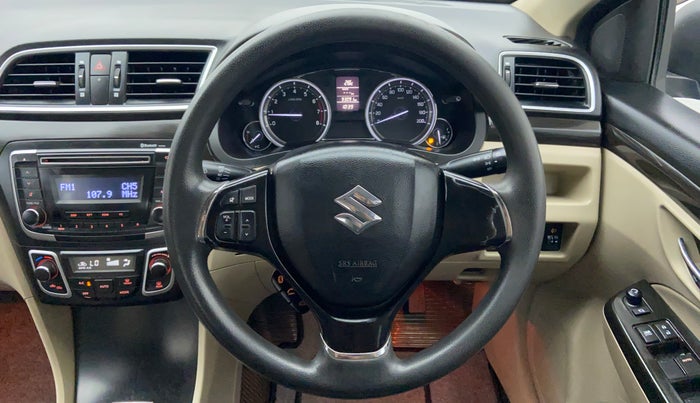 2014 Maruti Ciaz ZXI, Petrol, Manual, 94,200 km, Steering Wheel Close-up