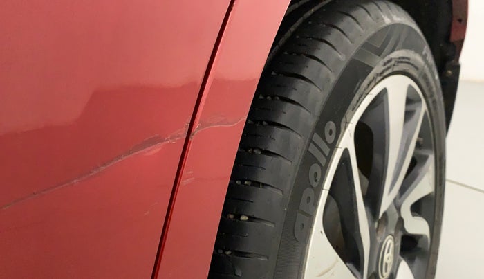 2019 Toyota Glanza V CVT, Petrol, Automatic, 38,099 km, Right quarter panel - Slightly dented