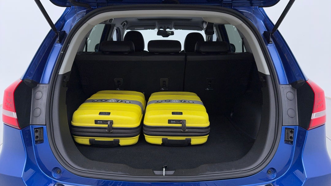 Boot Inside View with Luggage